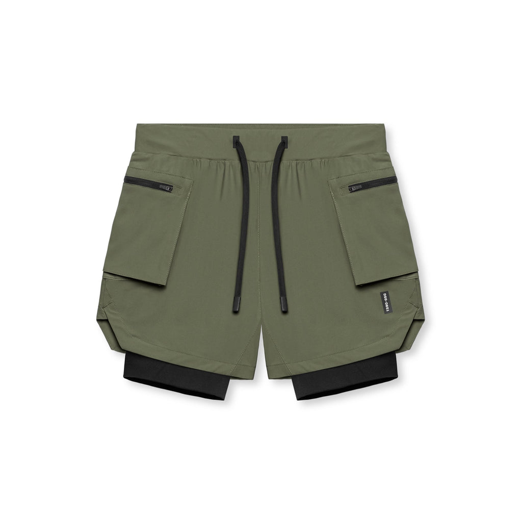 0651. Tetra-Lite® 5" Liner Cargo Short - Olive