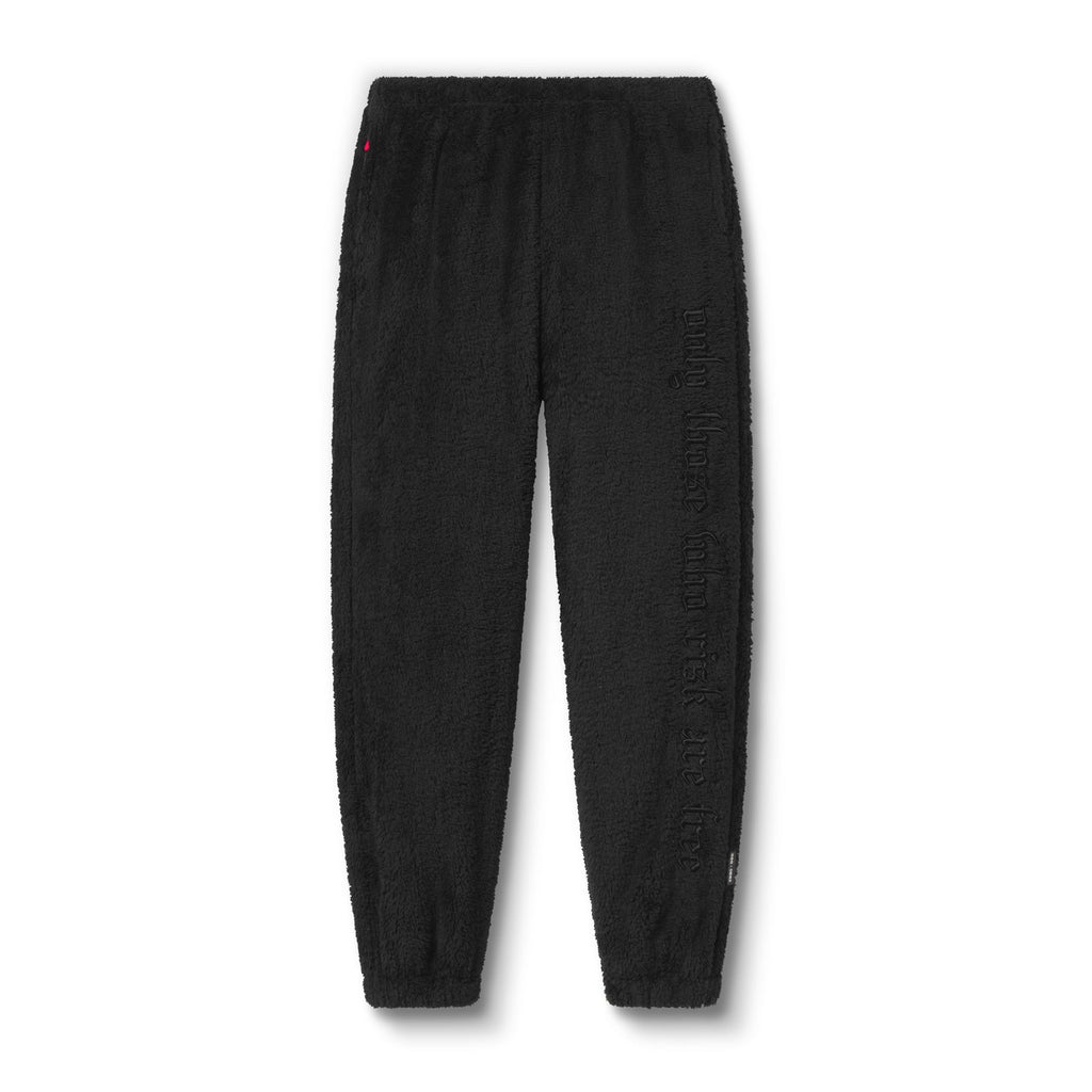 0692. Sherpa Recovery Sweats - Black/Black