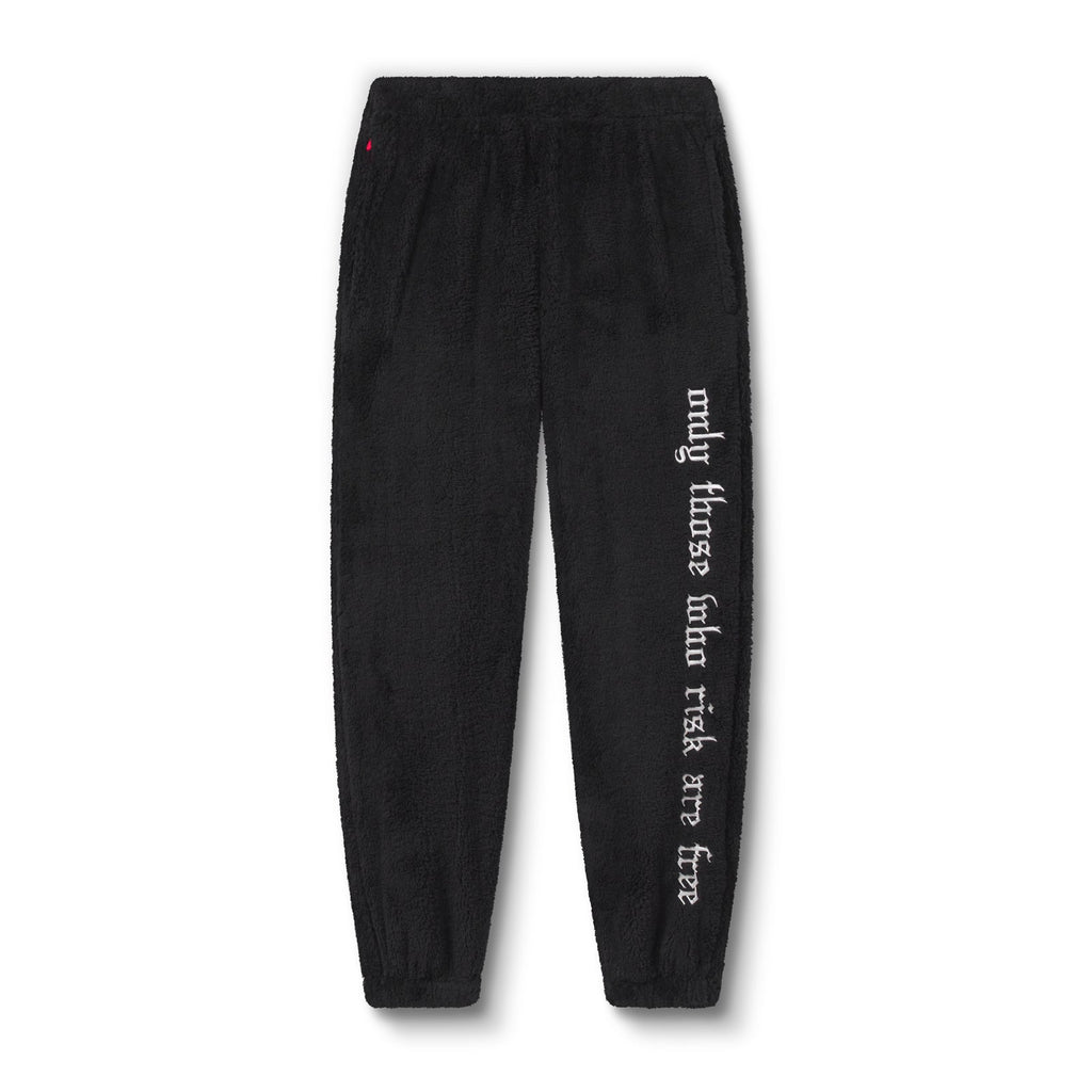 0692. Sherpa Recovery Sweats - Black/White