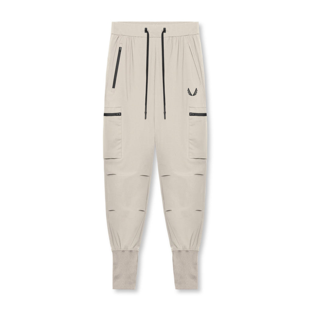 0827. Tetra-Lite® Inlay Pocket High Rib Jogger - Sand Smoke