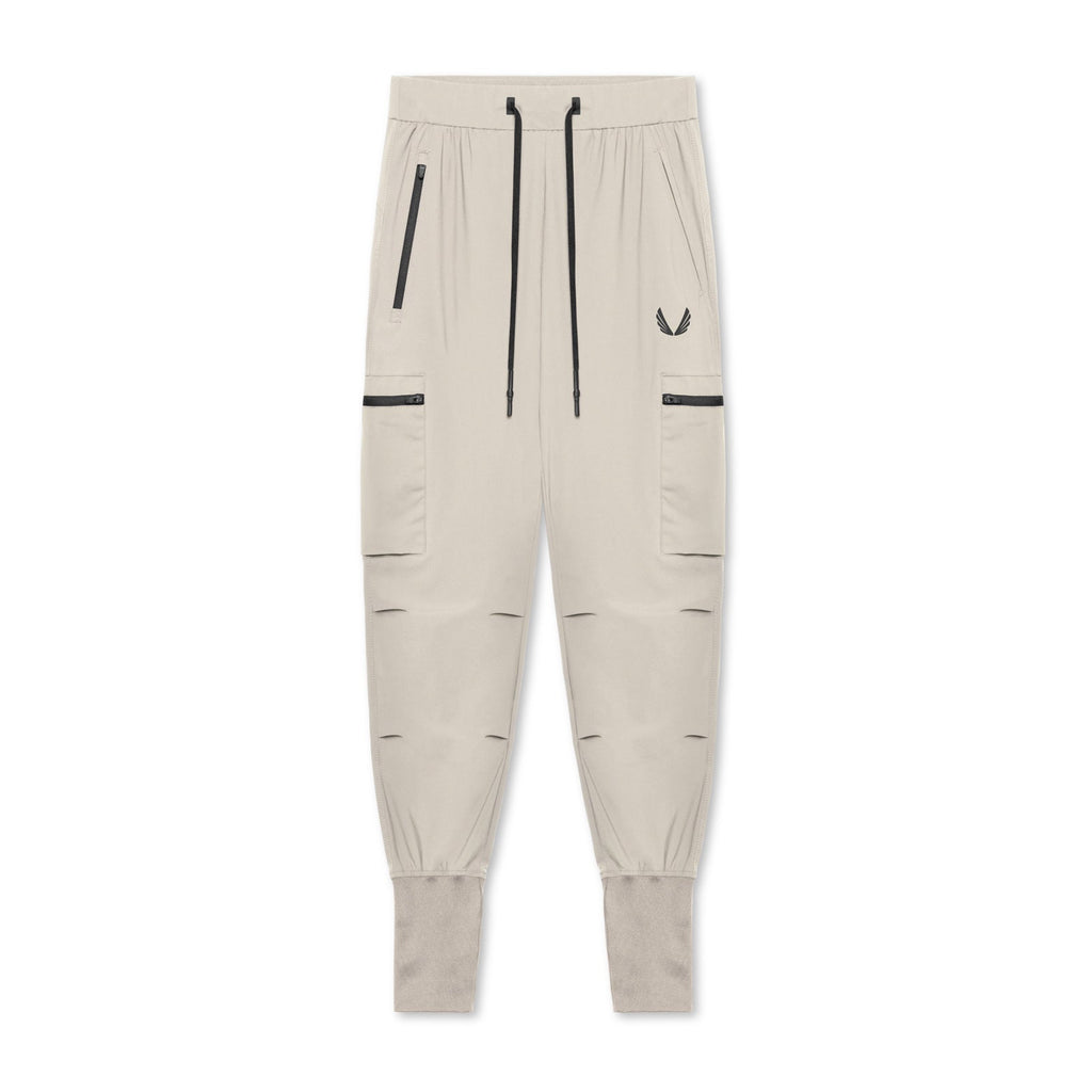 0698. Tetra-Lite® Inlay Pocket High Rib Jogger - Sand Smoke