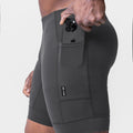 0746. WarpFlexx® Side Pocket 1/2-Length Legging - Space Grey