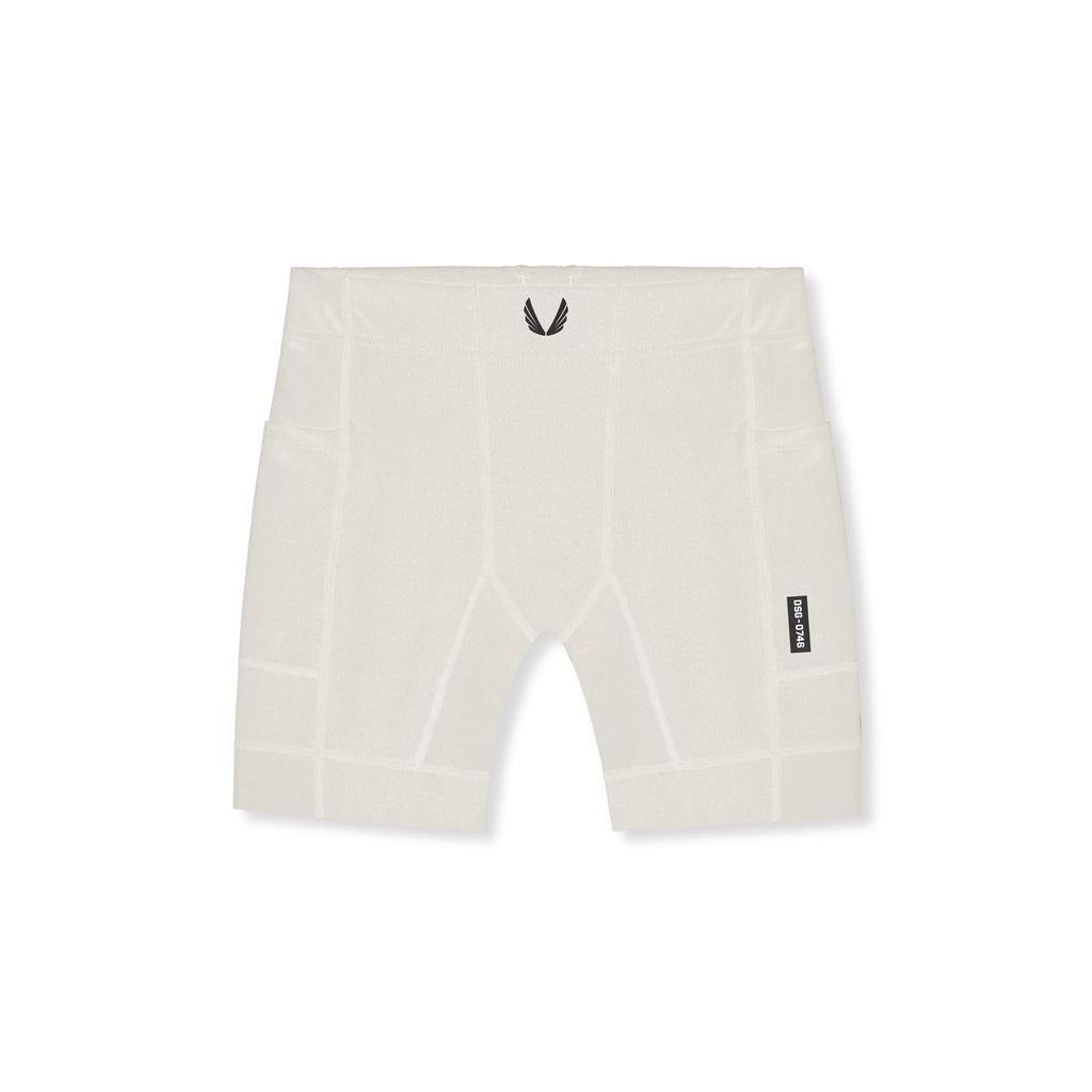 0746. WarpFlexx® Side Pocket 1/2-Length Legging - Stone