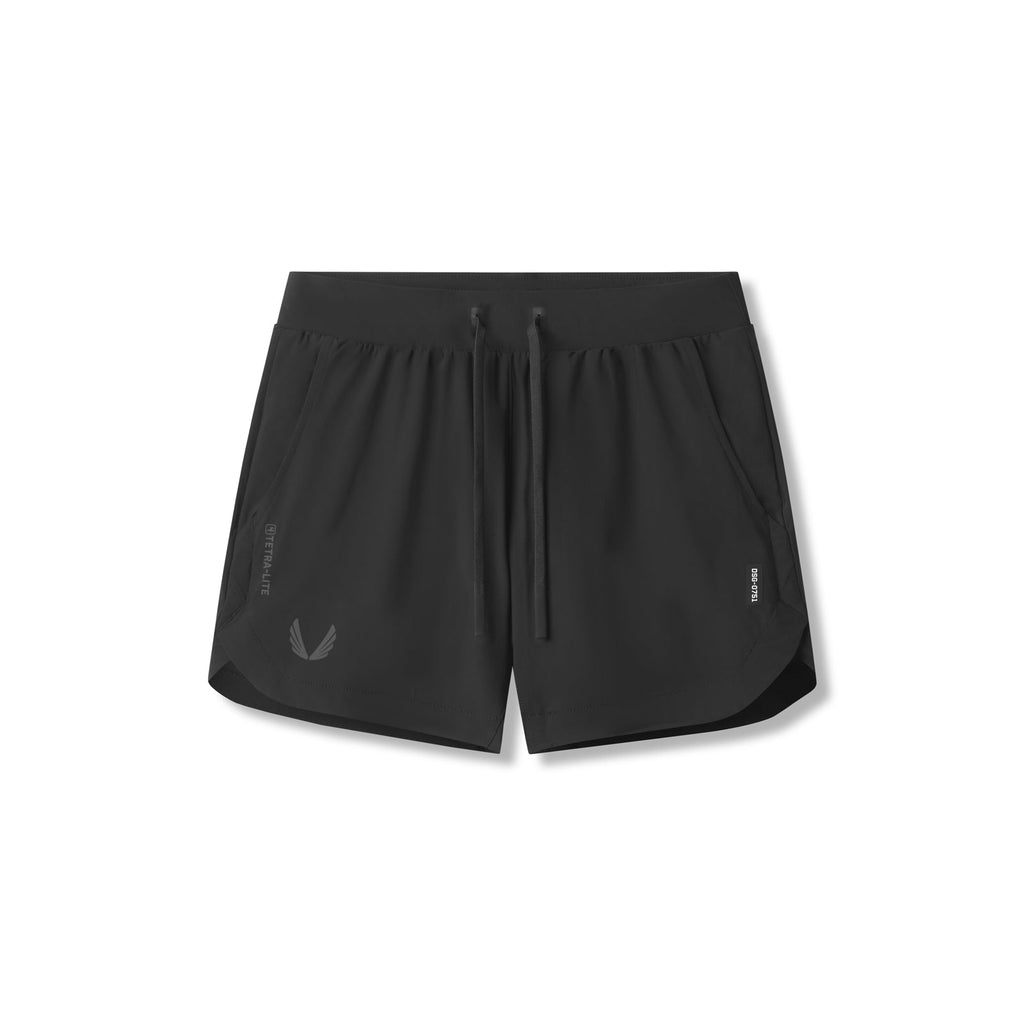 0751. Tetra-Lite® 5" Linerless Short - Black "Black Wings"