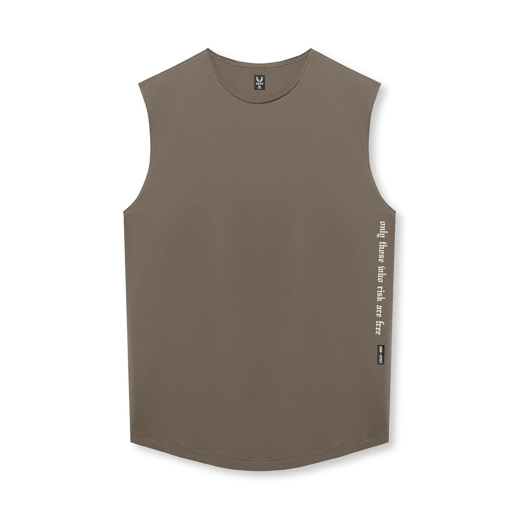 0757. AeroSilver® Cutoff Tank - Deep Taupe