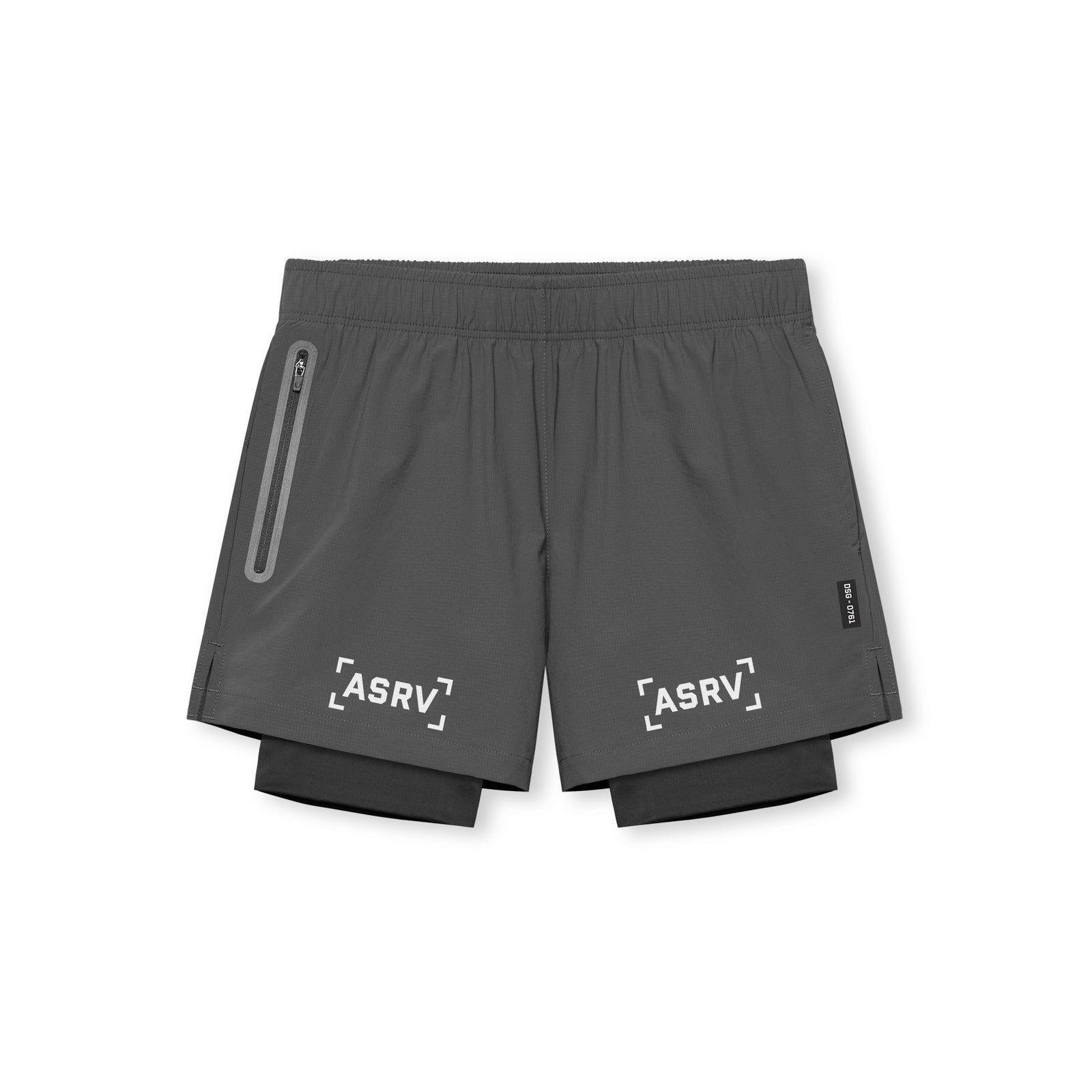 0761. Ripstop 5" Liner Short - Space Grey