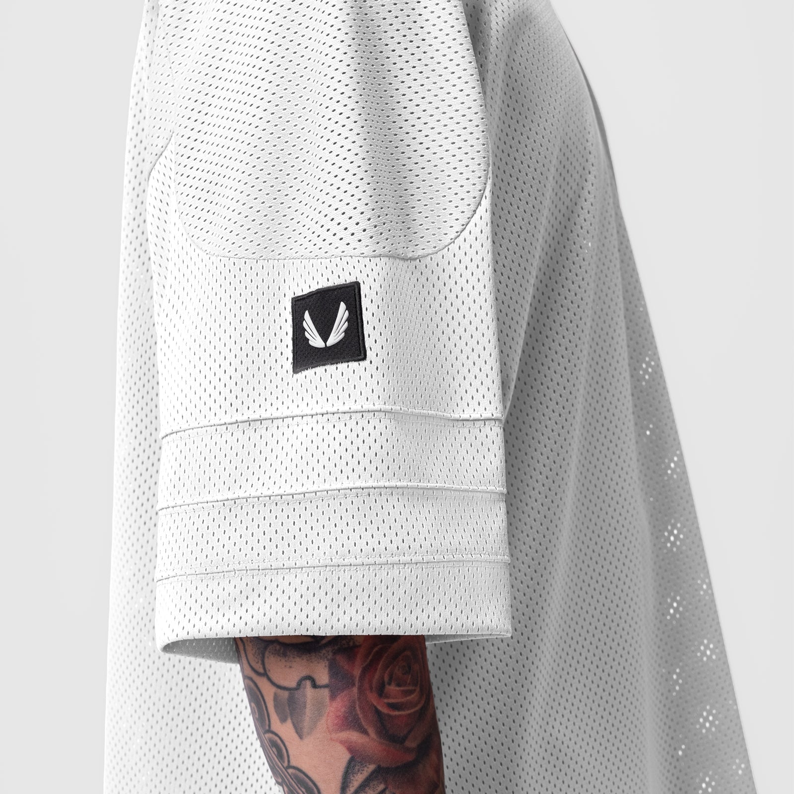 0772. SilverPlus™ Mesh Oversized Jersey - White