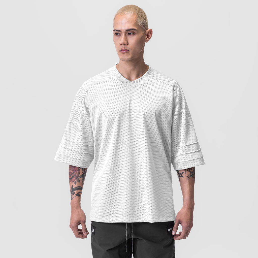 0772. SilverPlus™ Mesh Oversized Jersey - White