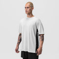 0779. Supima® Mesh Panel Oversized Tee - White