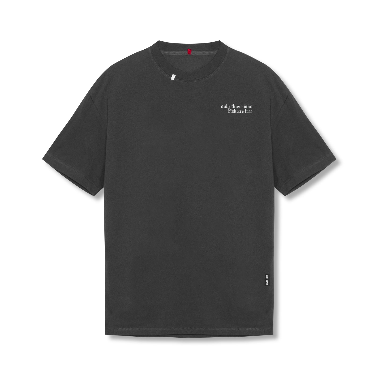 0797. Tech Essential™ Relaxed Tee - Space Grey "Brush Wings/ASRV"