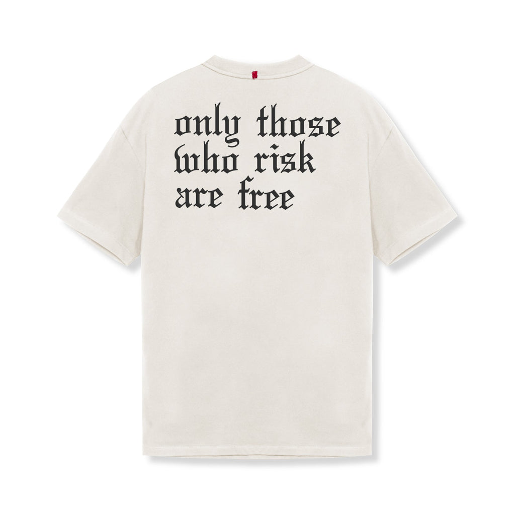 0797. Tech Essential™ Relaxed Tee - Stone/Black "OTWR"