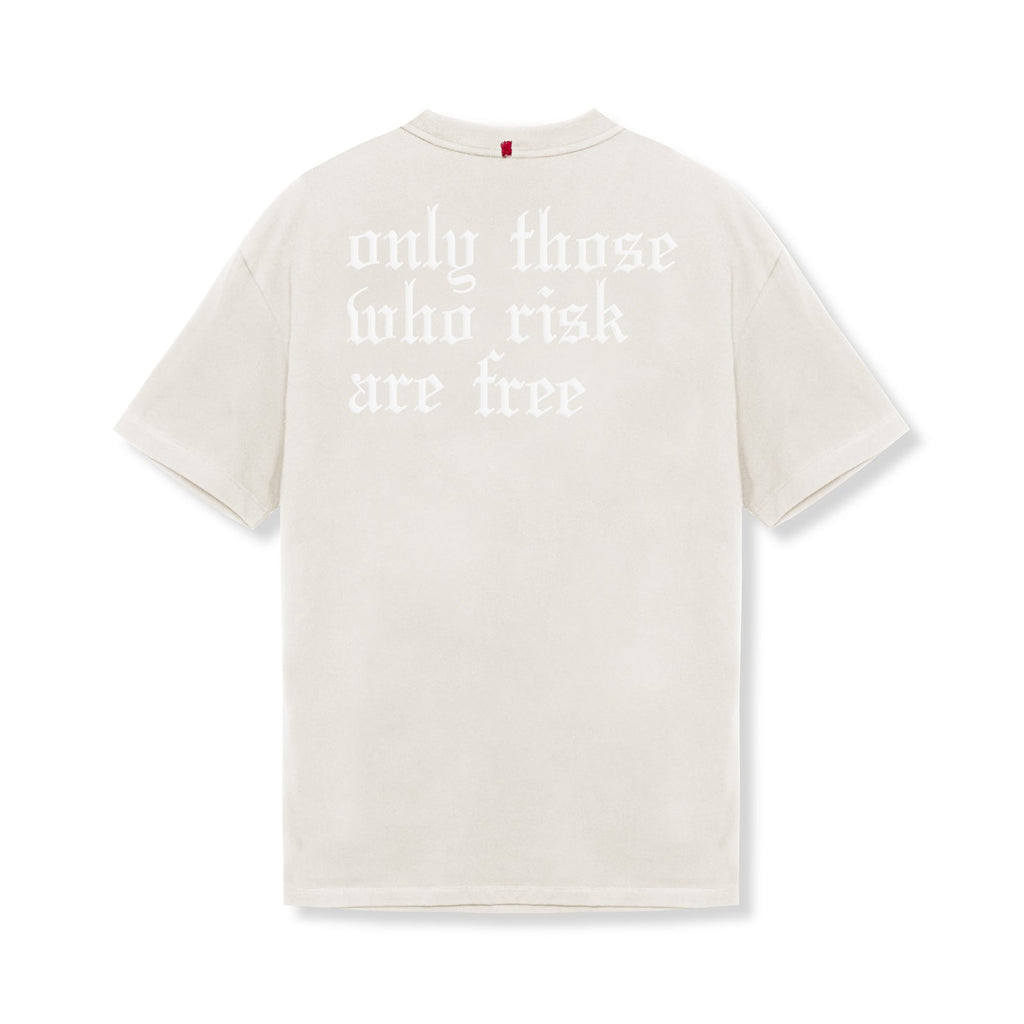 0797. Tech Essential™ Relaxed Tee - Stone/White "OTWR"