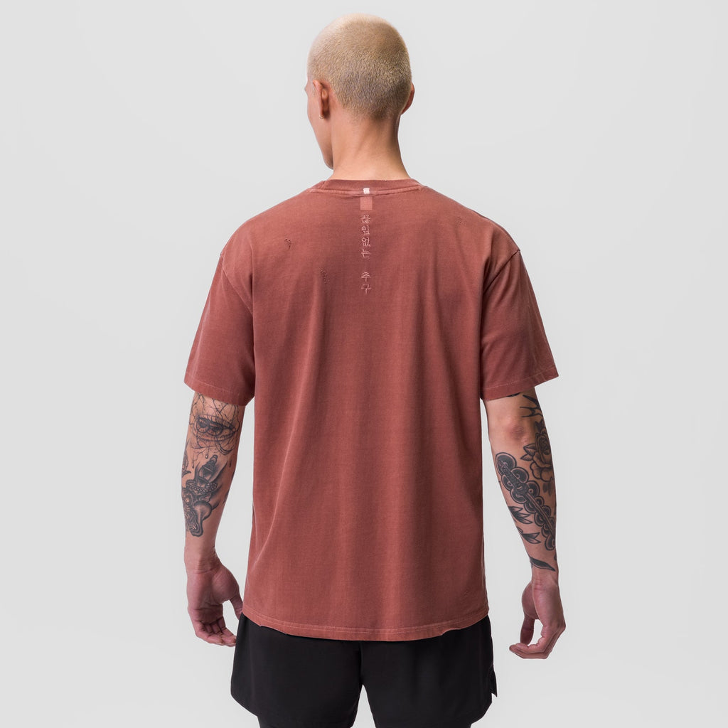 0797. Tech Essential™ Relaxed Tee - Faded Brick