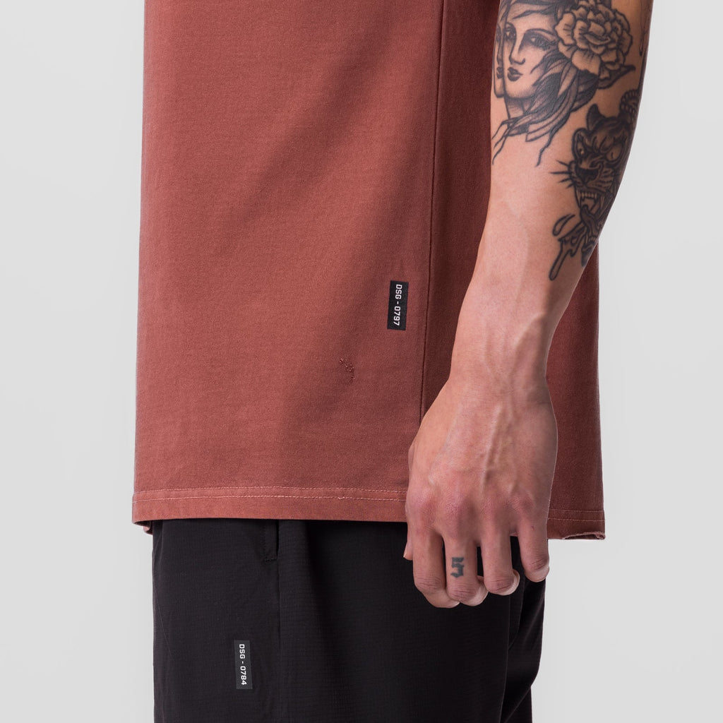 0797. Tech Essential™ Relaxed Tee - Faded Brick