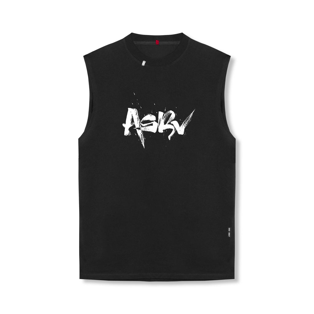 0807. Tech Essential™ Relaxed Cutoff - Black "Koi"