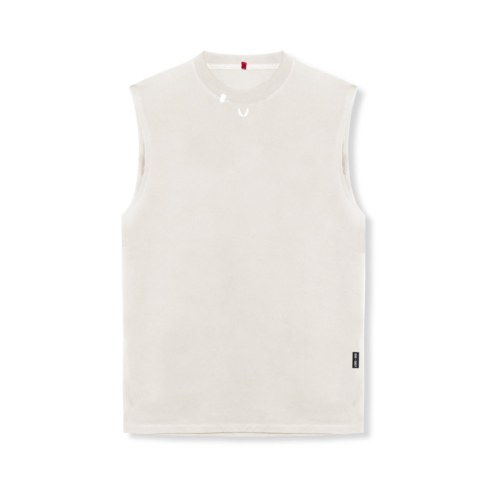 0807. Tech Essential™ Relaxed Cutoff - Stone/White "OTWR"