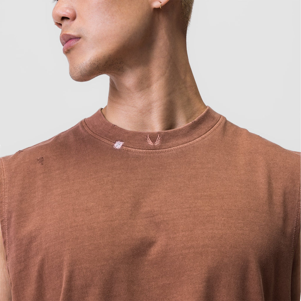 0807. Tech Essential™ Relaxed Cutoff - Faded Rust