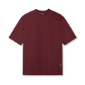 0824. Supima® Oversized Tee - Crimson