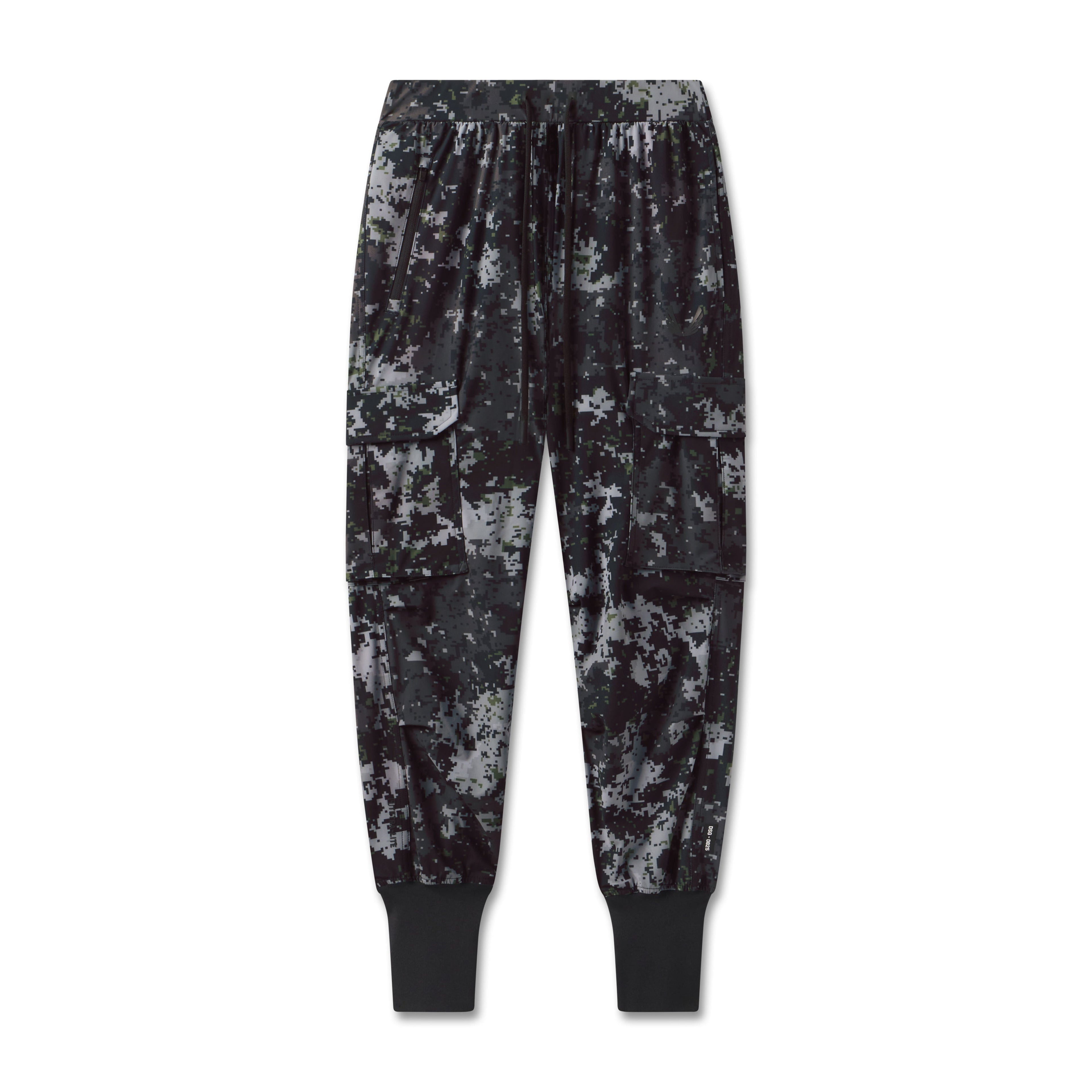 0825. Tetra-Lite® Cargo High Rib Jogger - Pixel Camo
