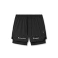 0828. AeroSilver® 5" Liner Short - Black "RP"/Black