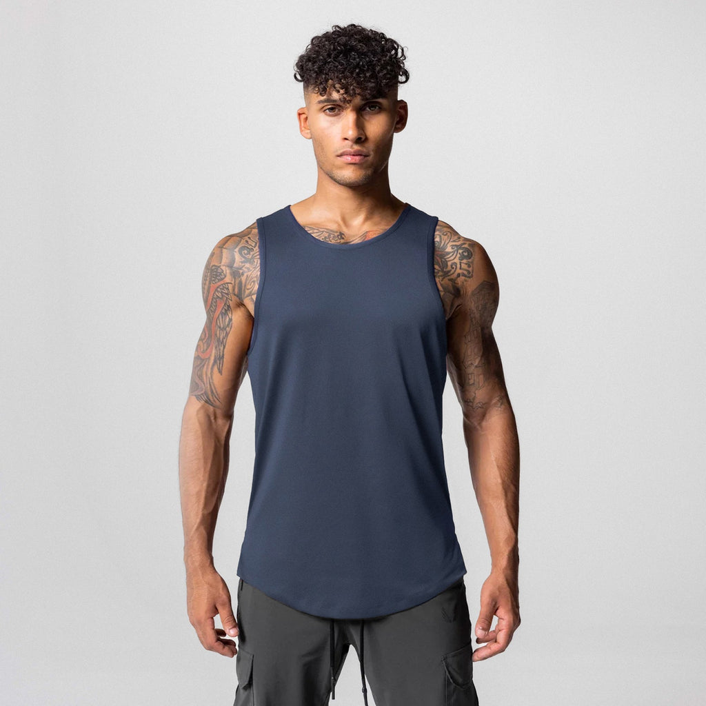 0830. AeroSilver® Tank Top - Navy