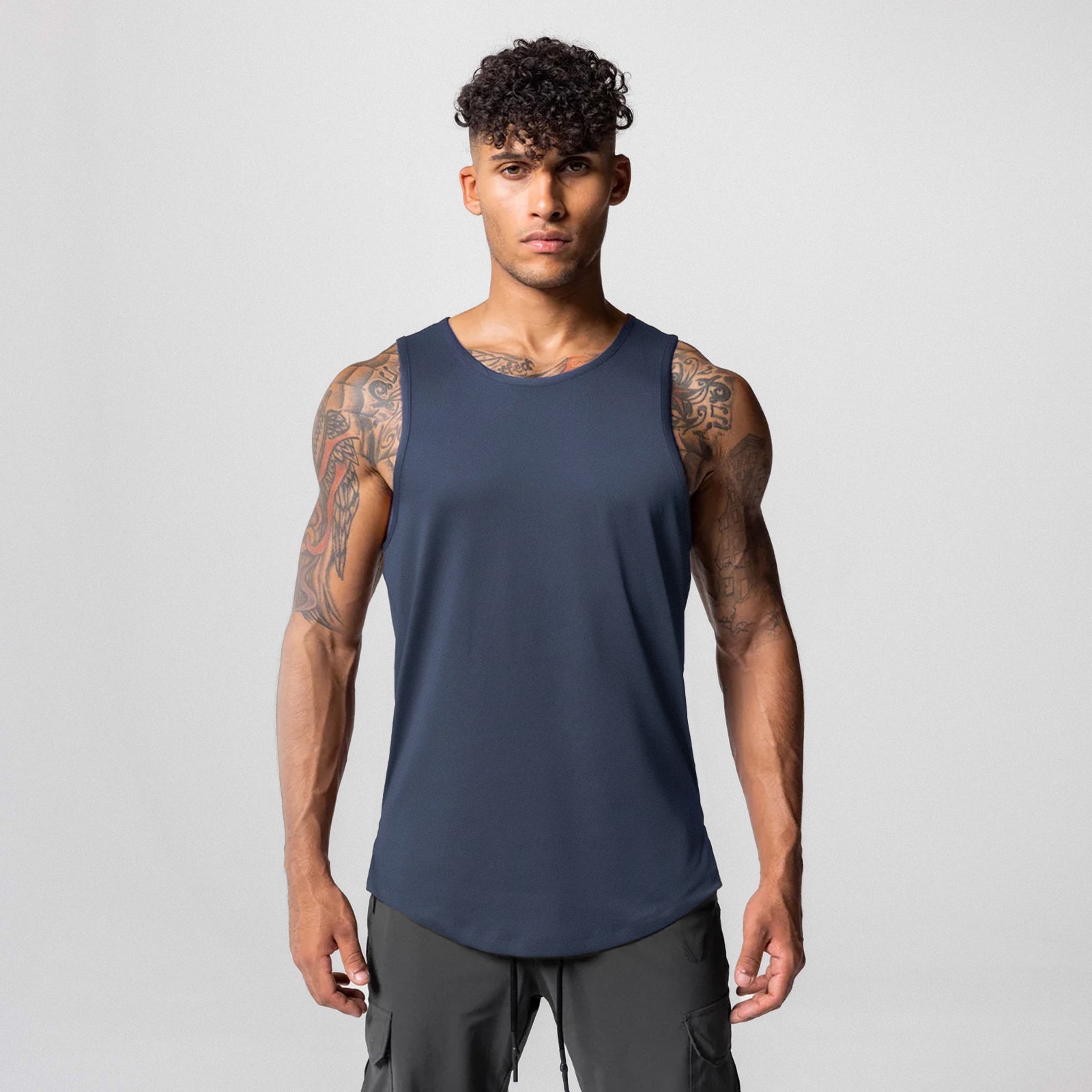 0830. AeroSilver® Tank Top - Navy