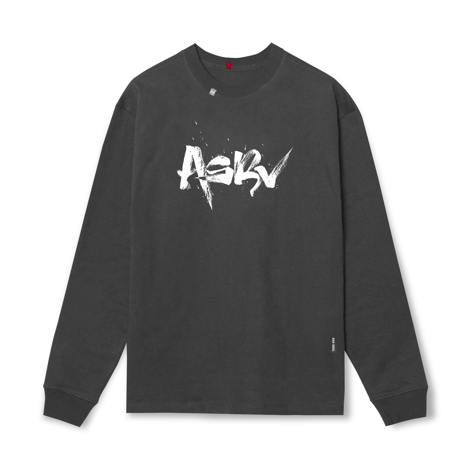 0851. Tech Essential™ Relaxed Long Sleeve - Space Grey "Koi"