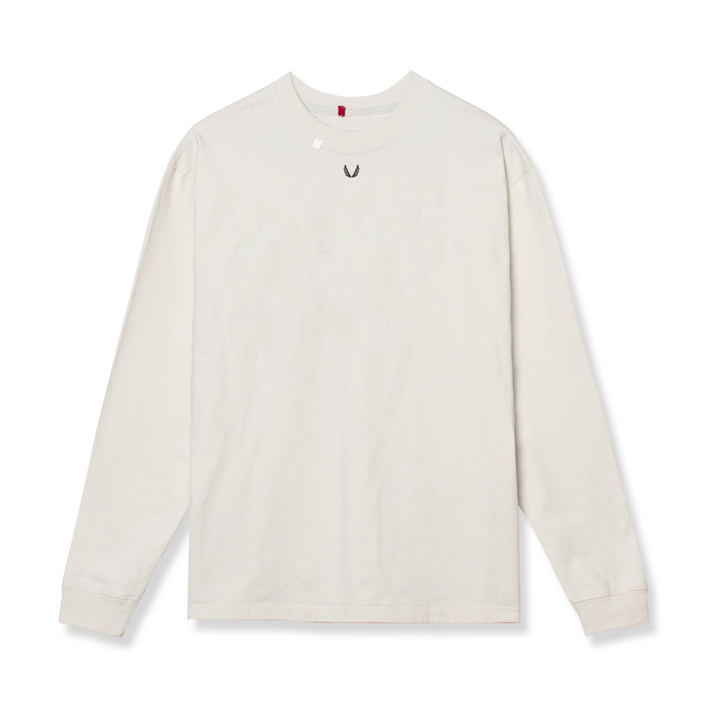 0851. Tech Essential™ Relaxed Long Sleeve - Stone/Black "OTWR"