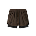 0865. Tetra-Lite® 5" Liner Short - Dark Earth "Wings"/Black