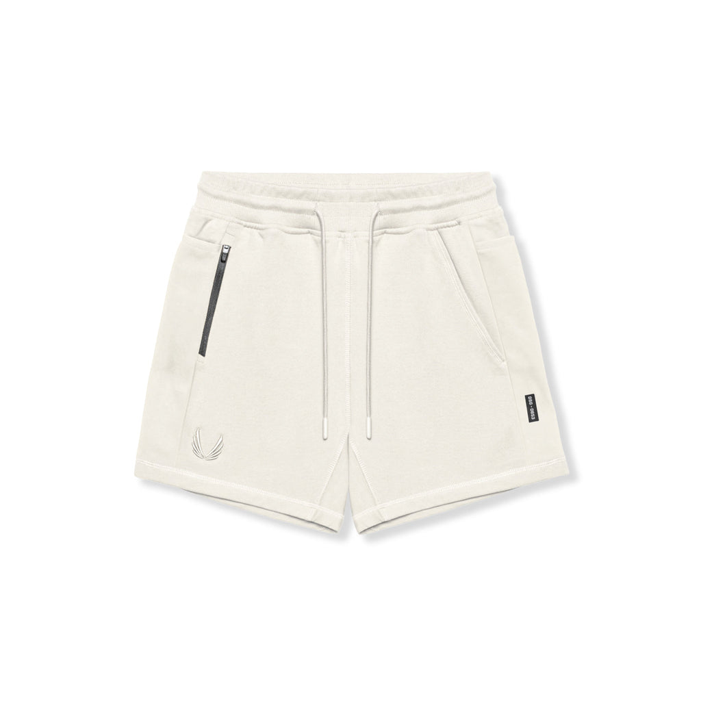 0867. Tech-Terry™ Sidelock Sweat Short - Ivory Cream