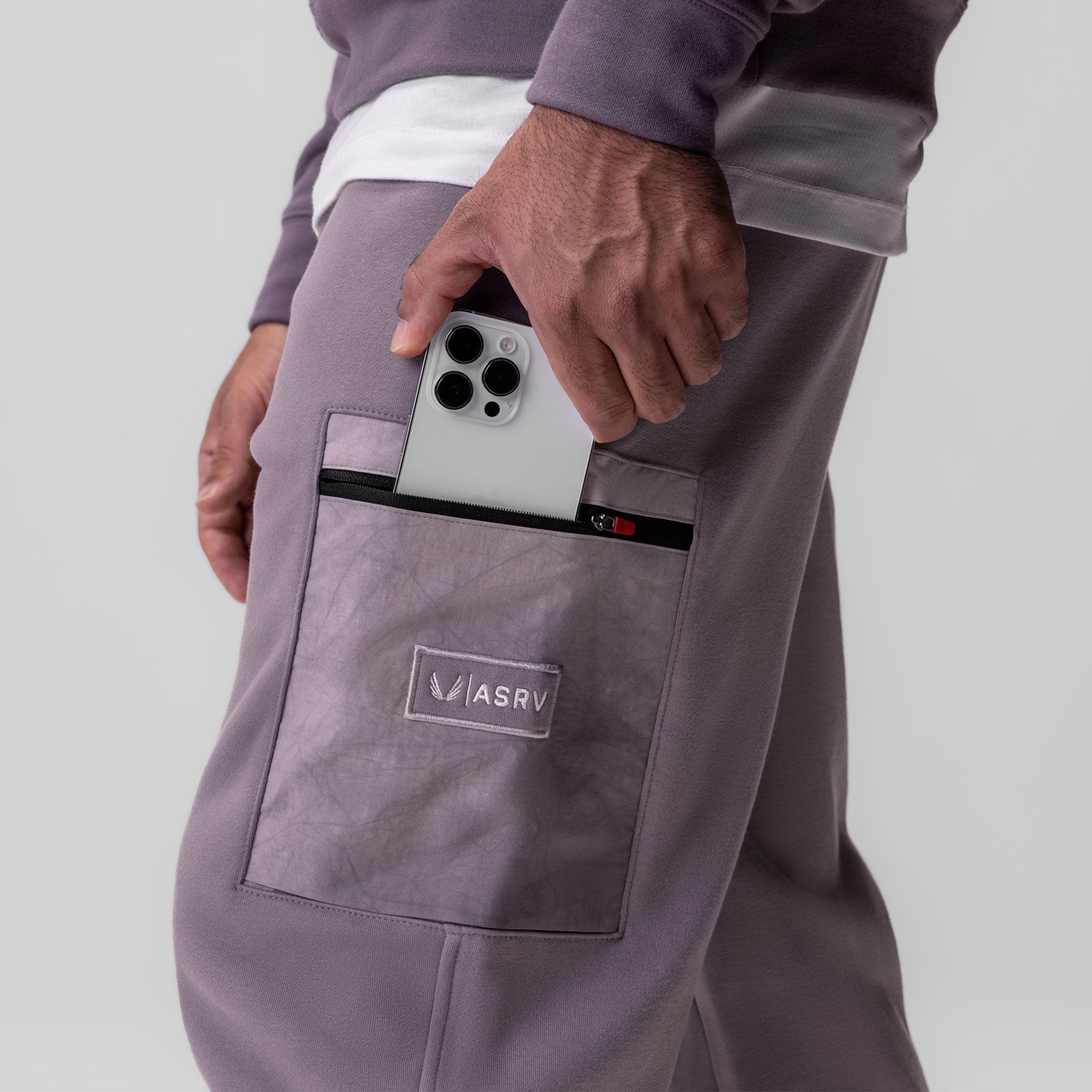 0914. Tech-Terry™ Paneled Cinch Cargo Jogger - Moonscape/Wave-Dye