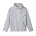 0943. Performance Fleece Zip Hoodie - Slate Grey