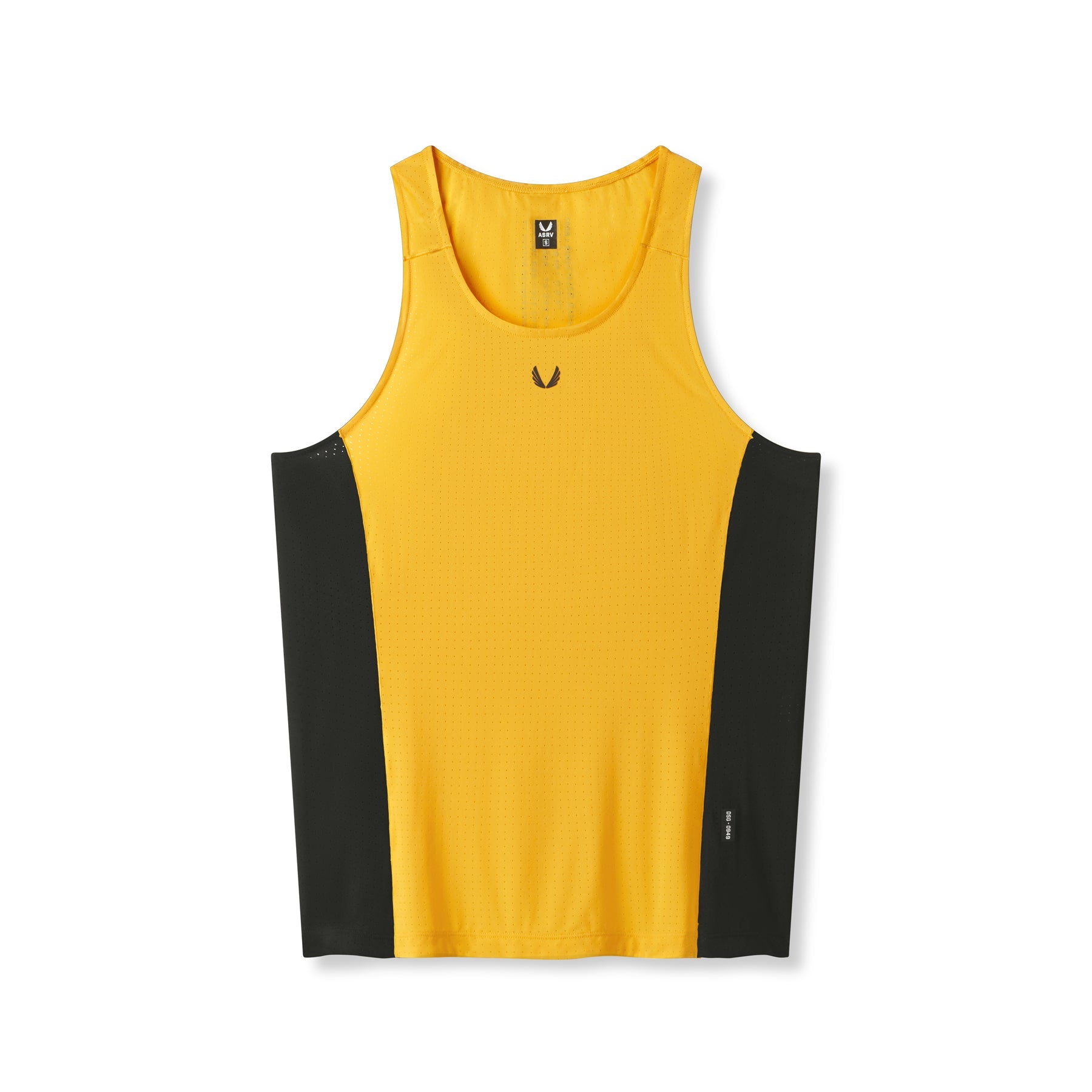 0949. Laser-Vent™ Singlet Tank - Amber/Black