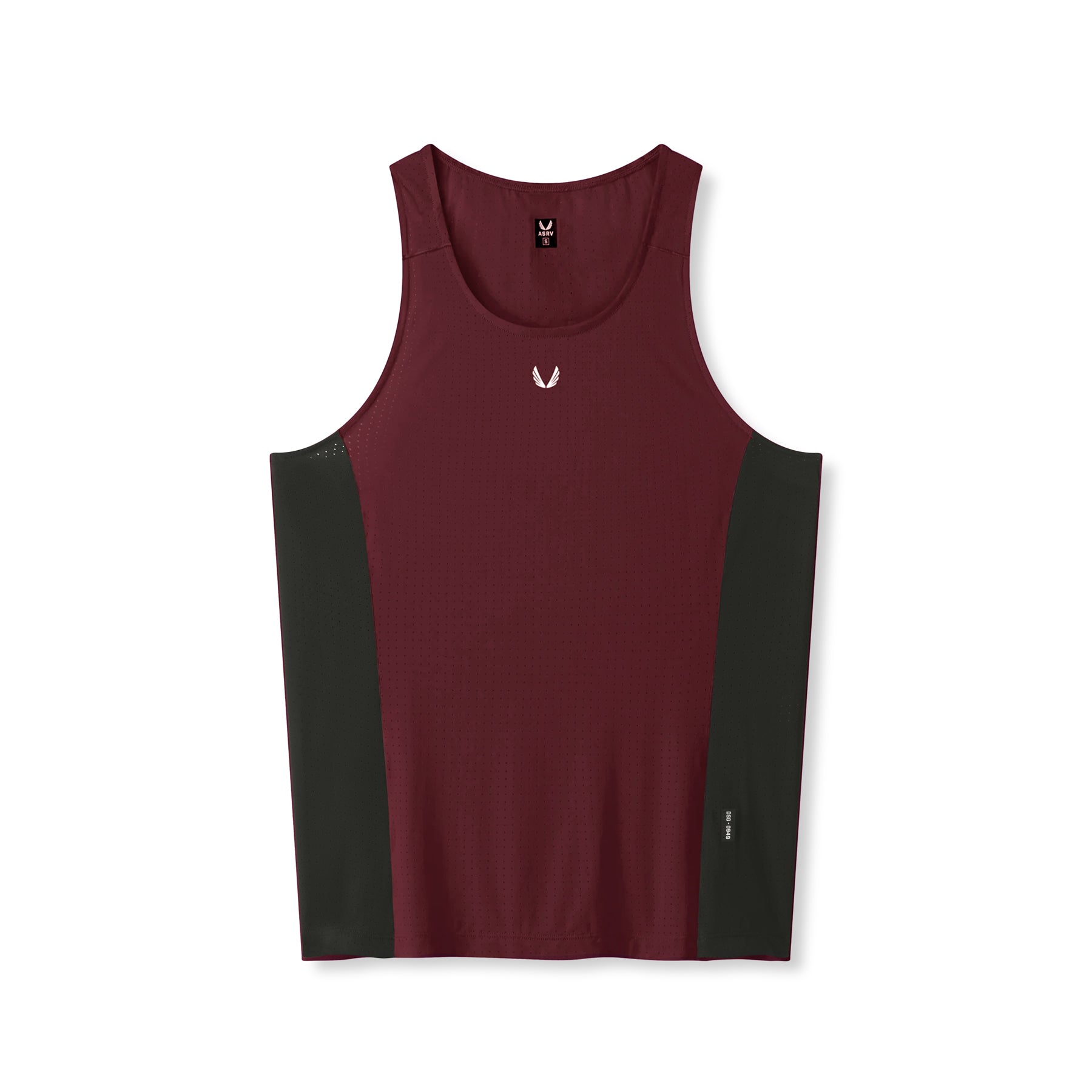 0949. Laser-Vent™ Singlet Tank - Crimson/Black