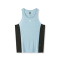 0949. Laser-Vent™ Singlet Tank - Light Sky/Black