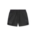 0993. AeroSilver® 5" Linerless Short - Black/Black