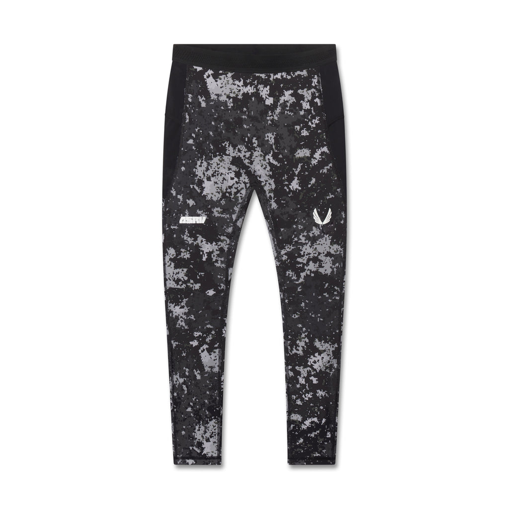 1146. Lycra® Ribbed Running Tight - Pixel Camo