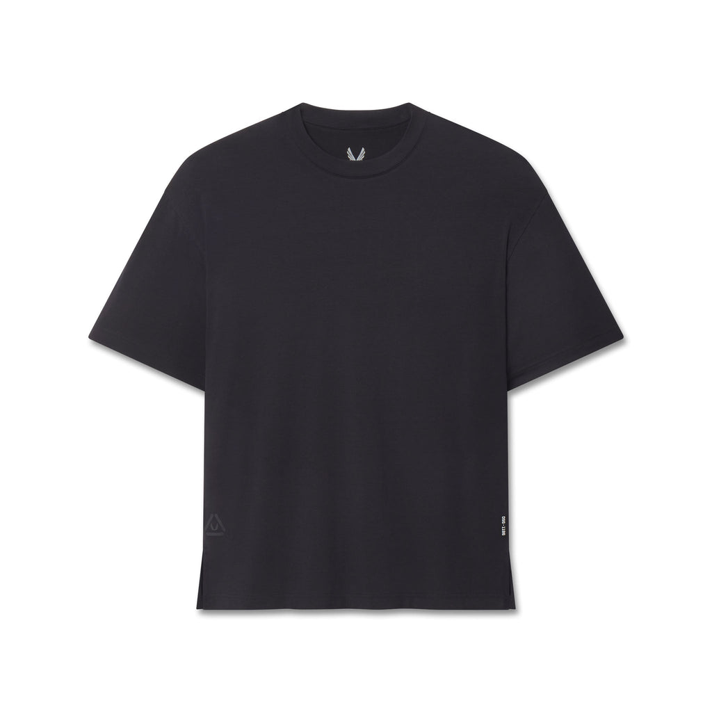 1186. SUPIMA® Ice-Skin™ Reversible Tee - Black/Black