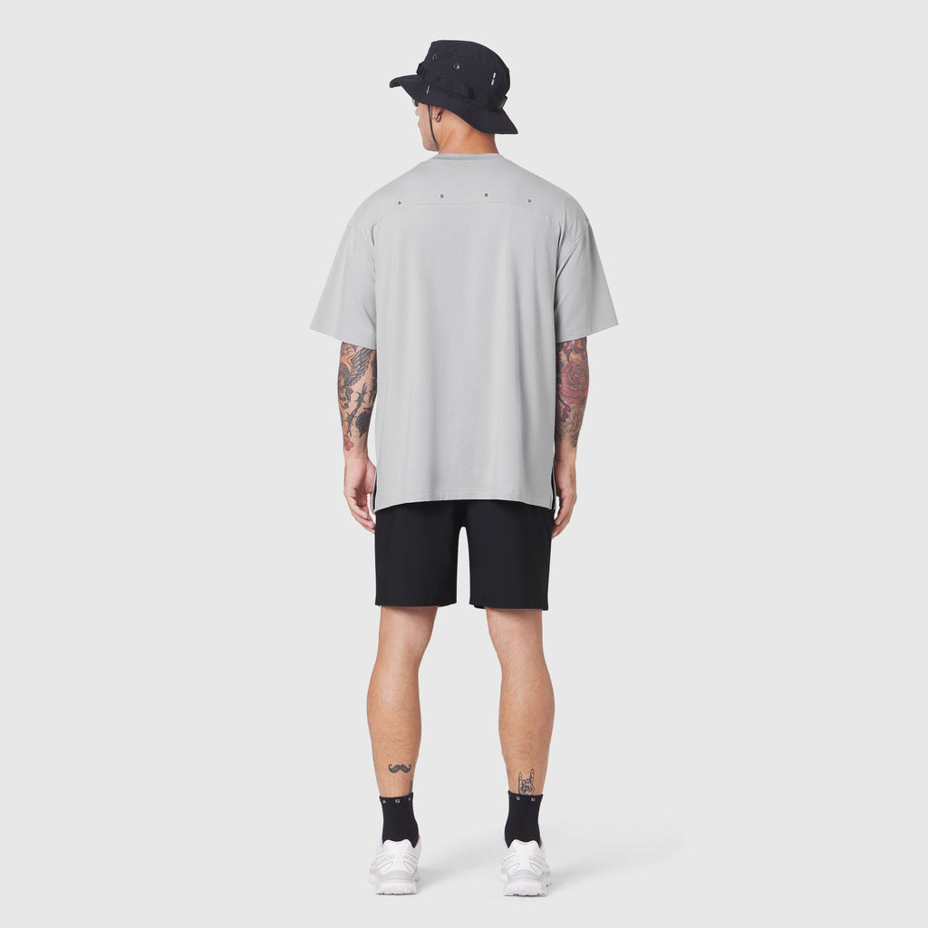 1186. SUPIMA® Ice-Skin™ Reversible Tee - Slate Grey/Black
