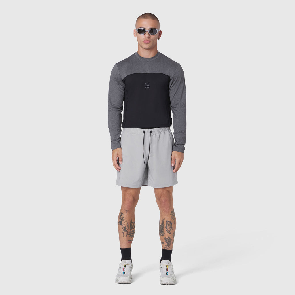 1190. AEROSILVER® UPF50+ Run Long Sleeve - Black