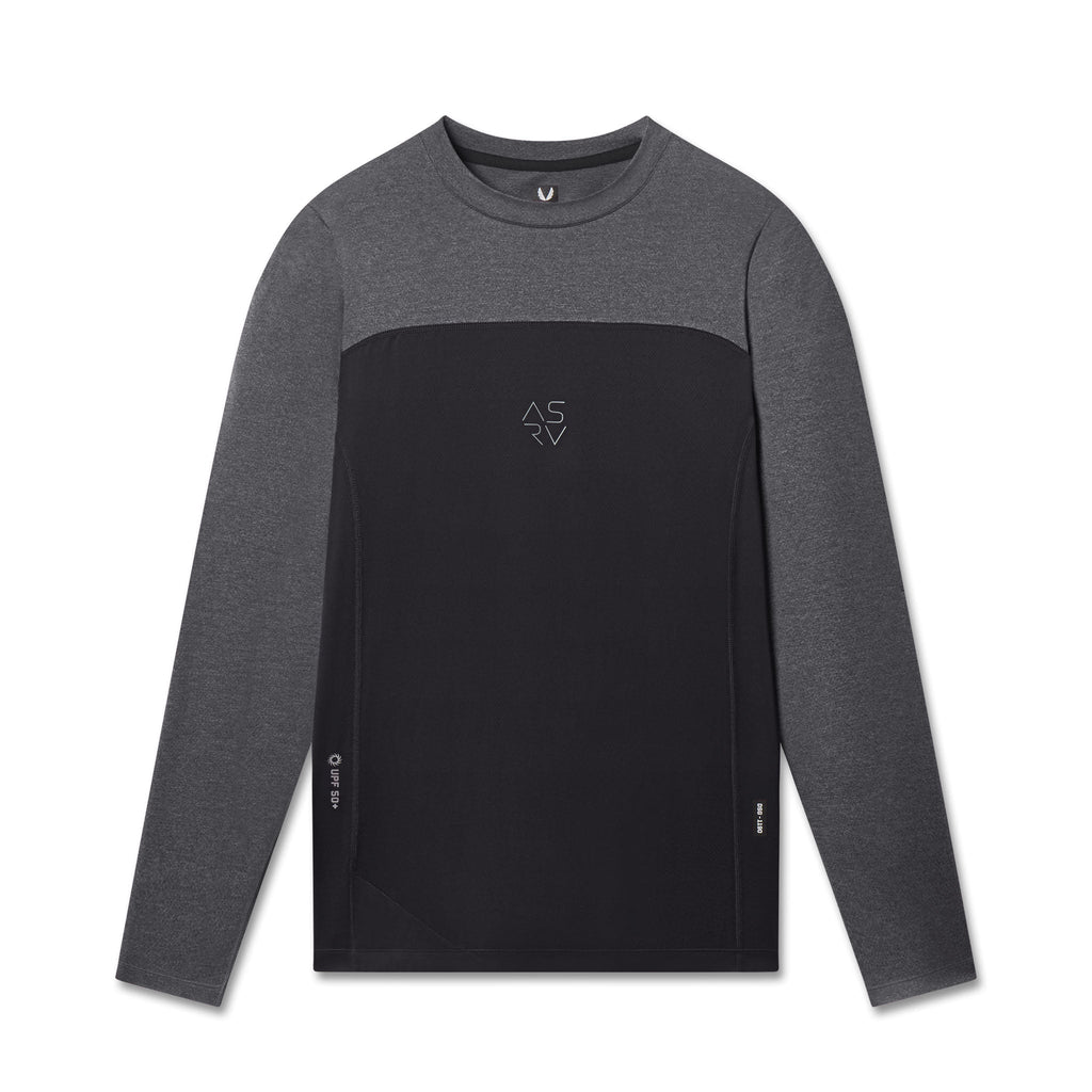 1190. AEROSILVER® UPF50+ Run Long Sleeve - Black