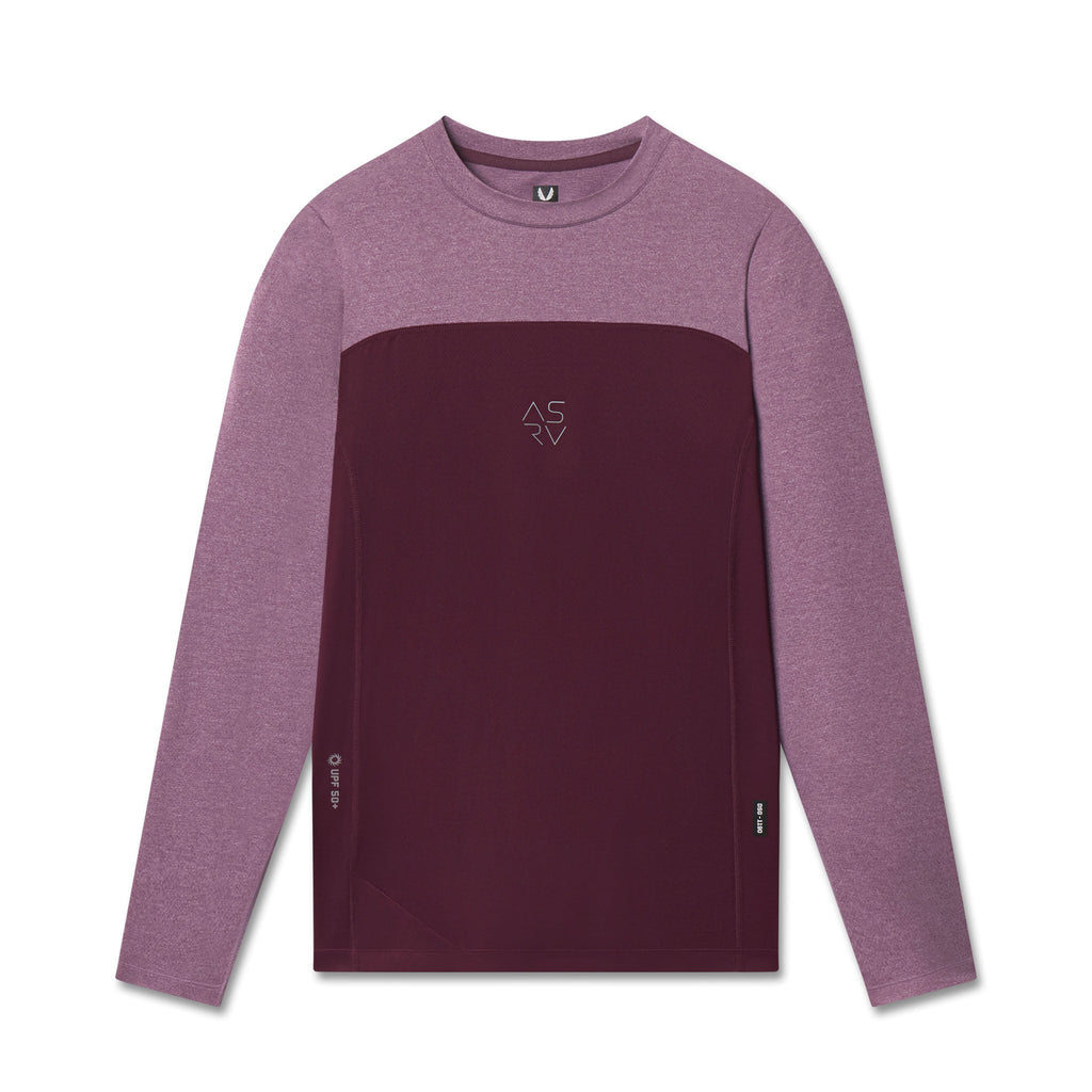 1190. AEROSILVER® UPF50+ Run Long Sleeve - Merlot