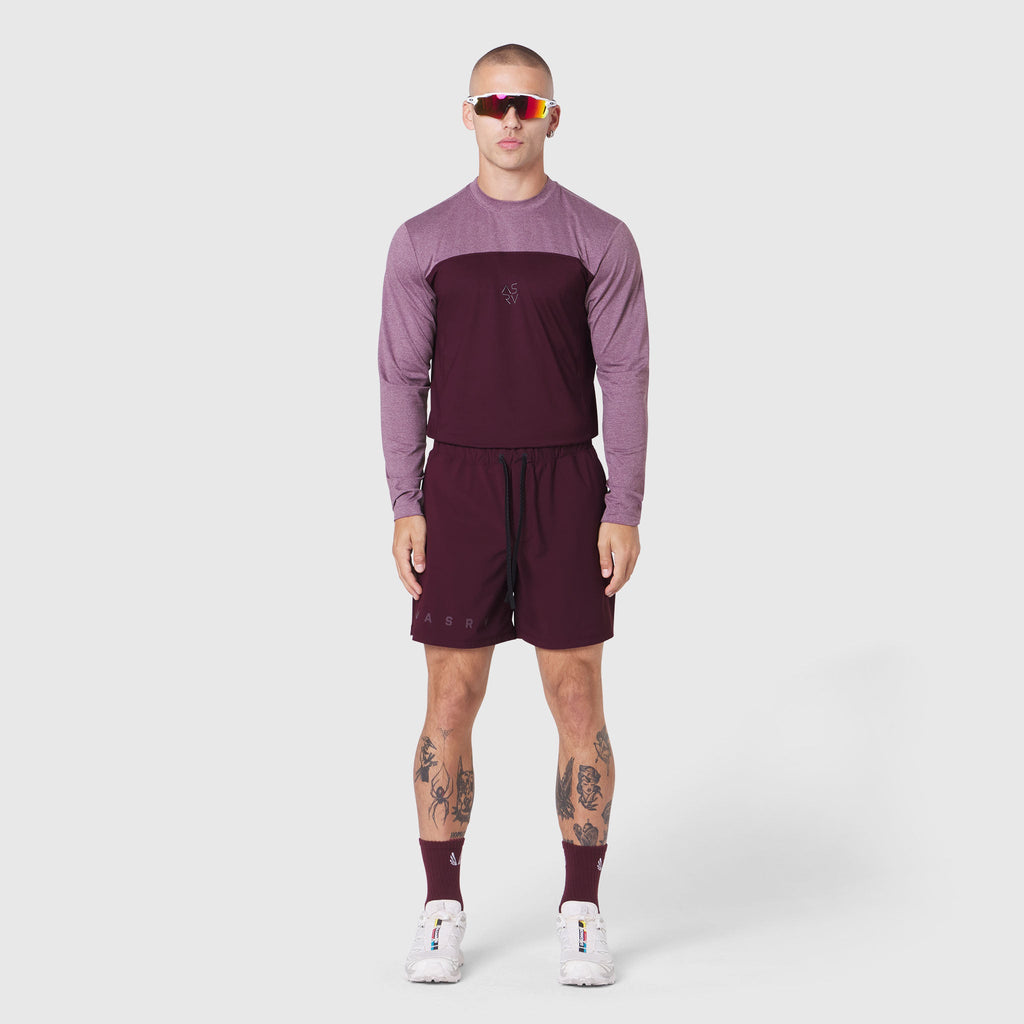 1190. AEROSILVER® UPF50+ Run Long Sleeve - Merlot