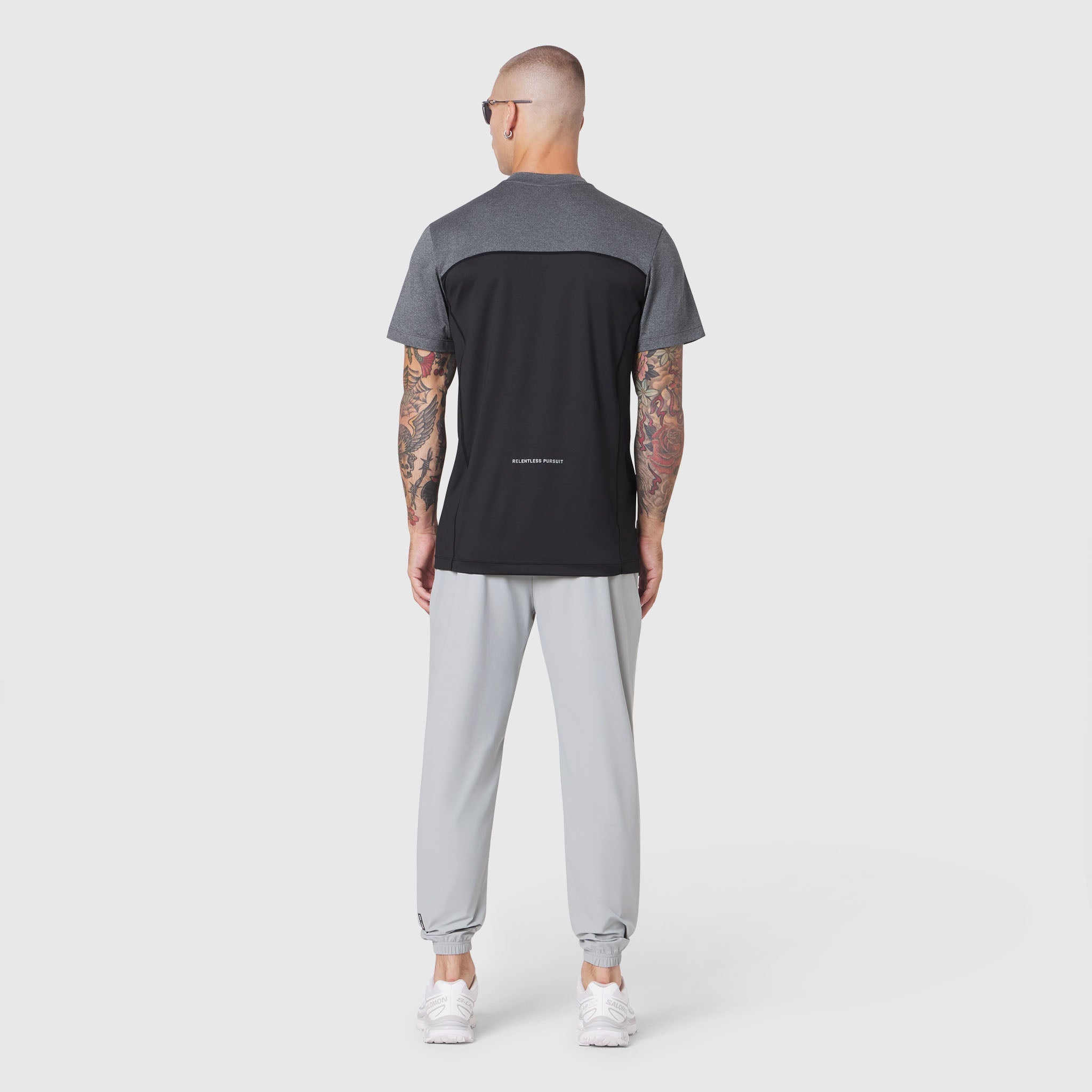 1191. AEROSILVER® UPF50+ Run Tee - Black