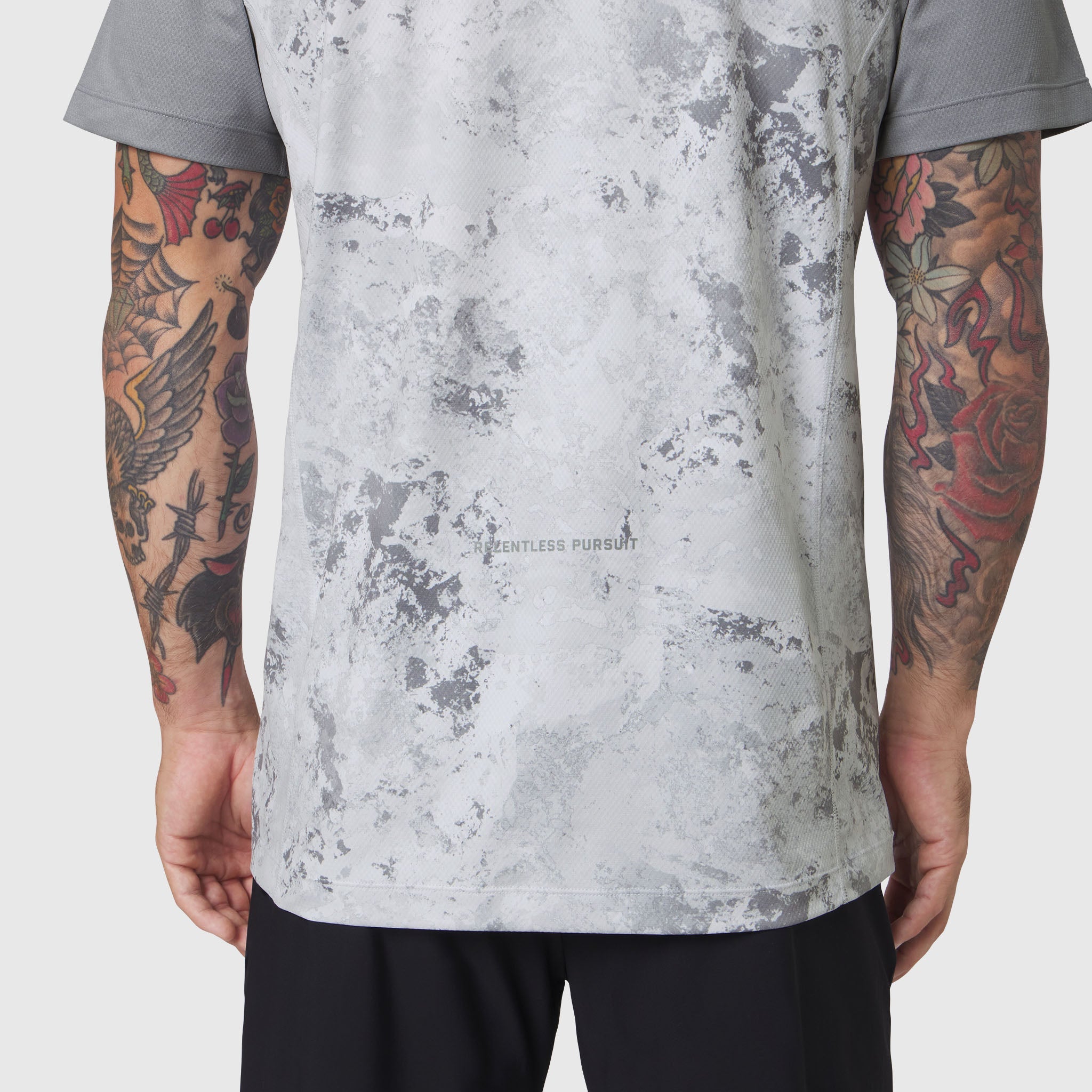 1191. AEROSILVER® UPF50+ Run Tee - Sedona Snow Camo