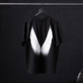 0797. Tech Essential™ Relaxed Tee - Black "Signal Lost"