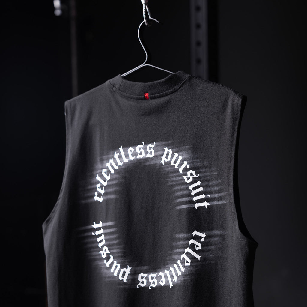 0807. Tech Essential™ Relaxed Cutoff - Black "RP Blur"