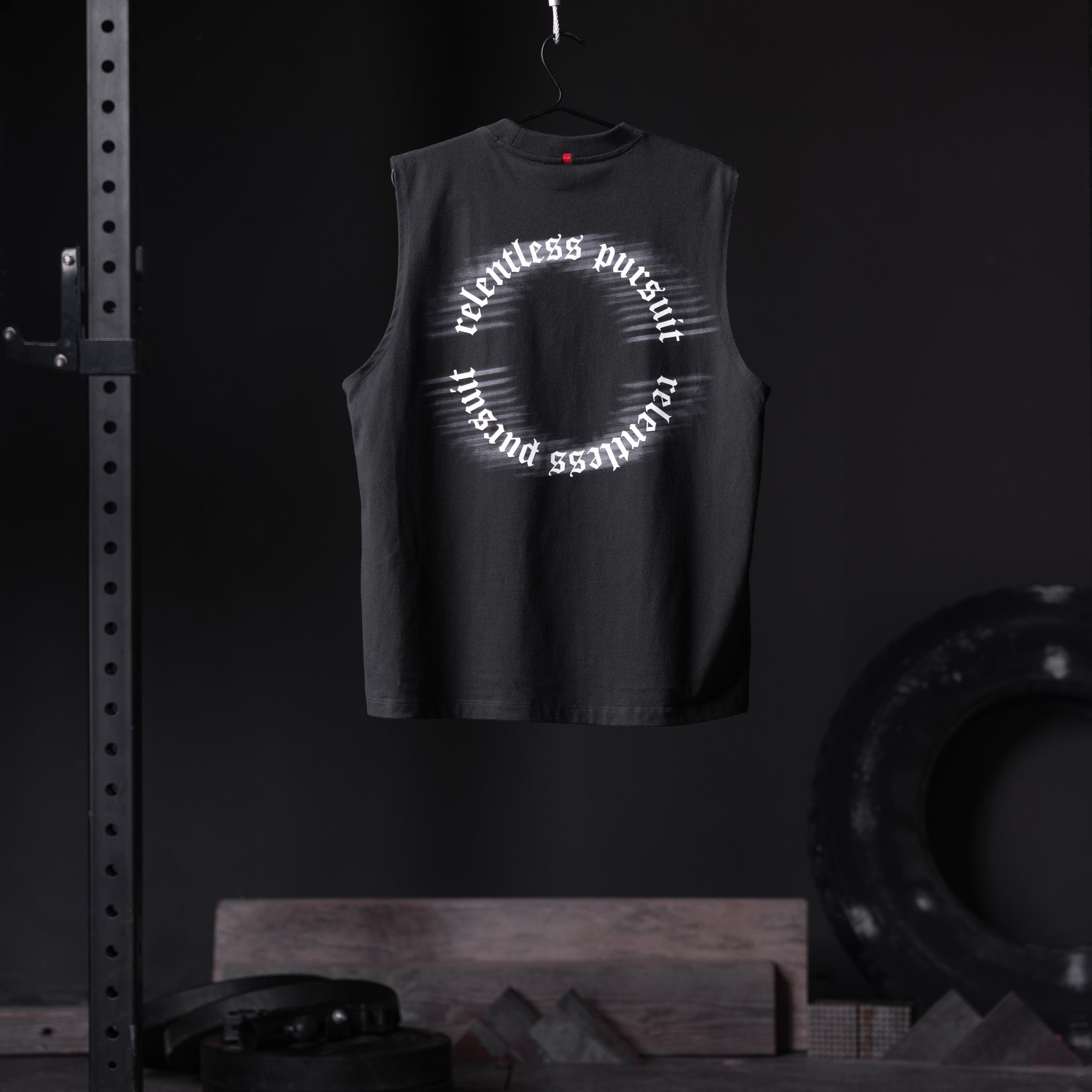 0807. Tech Essential™ Relaxed Cutoff - Black "RP Blur"