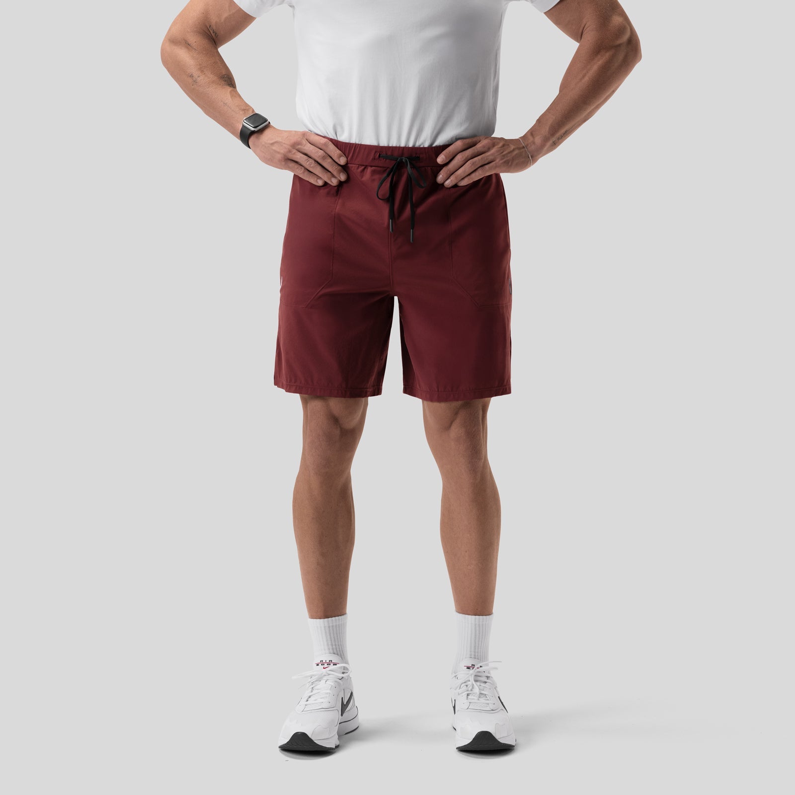 0997. Aerotex™ 8" Training Short - Crimson