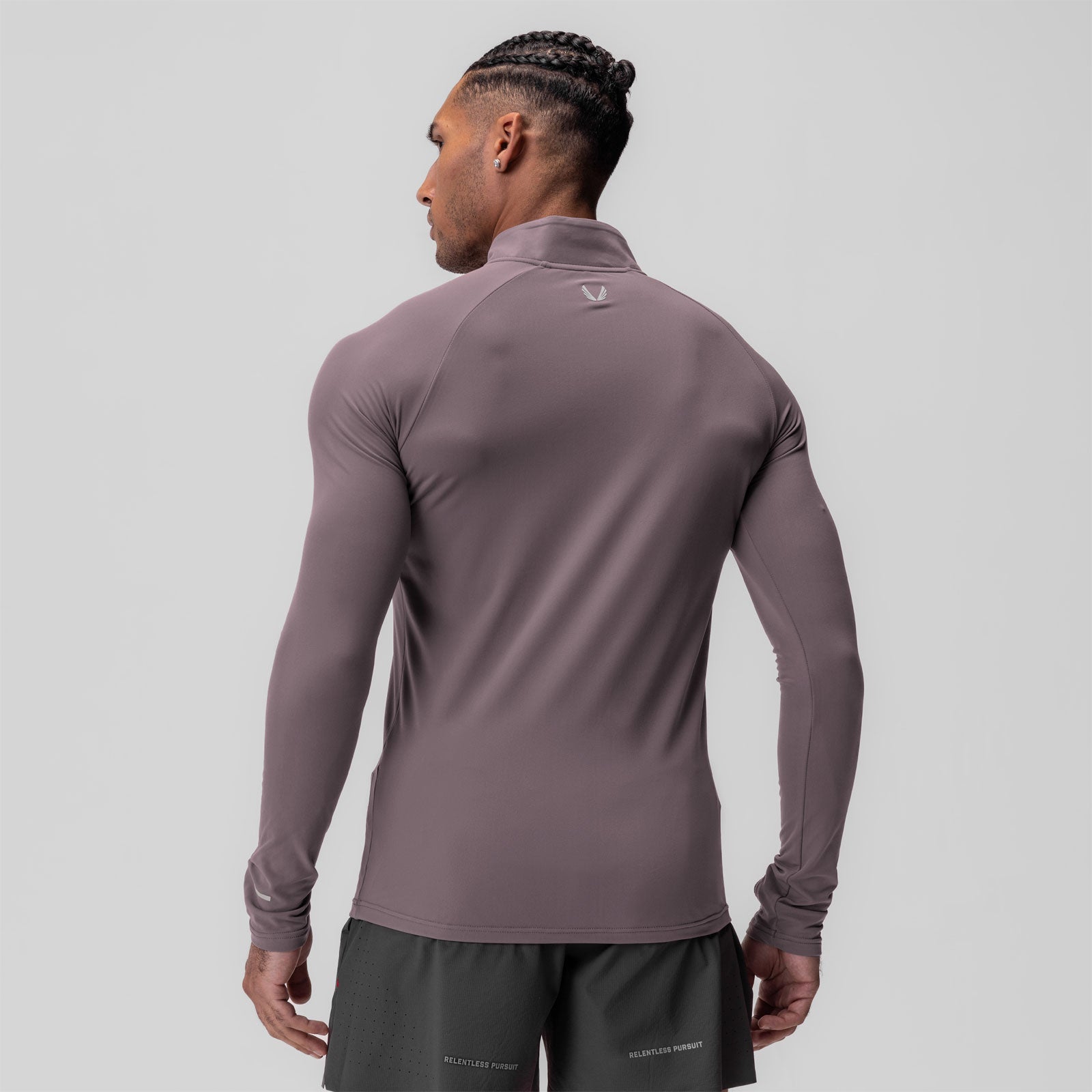 0906. Thermal Training Quarter Zip - Moonscape "Cyber"